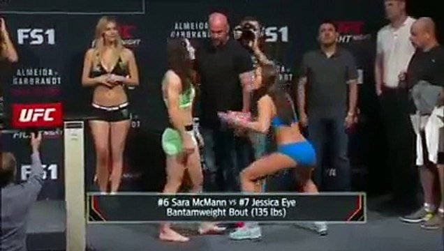 Sara McMann vs Jessica Eye Weigh In