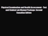 PDF Physical Examination and Health Assessment - Text and Student Lab Manual Package: Second