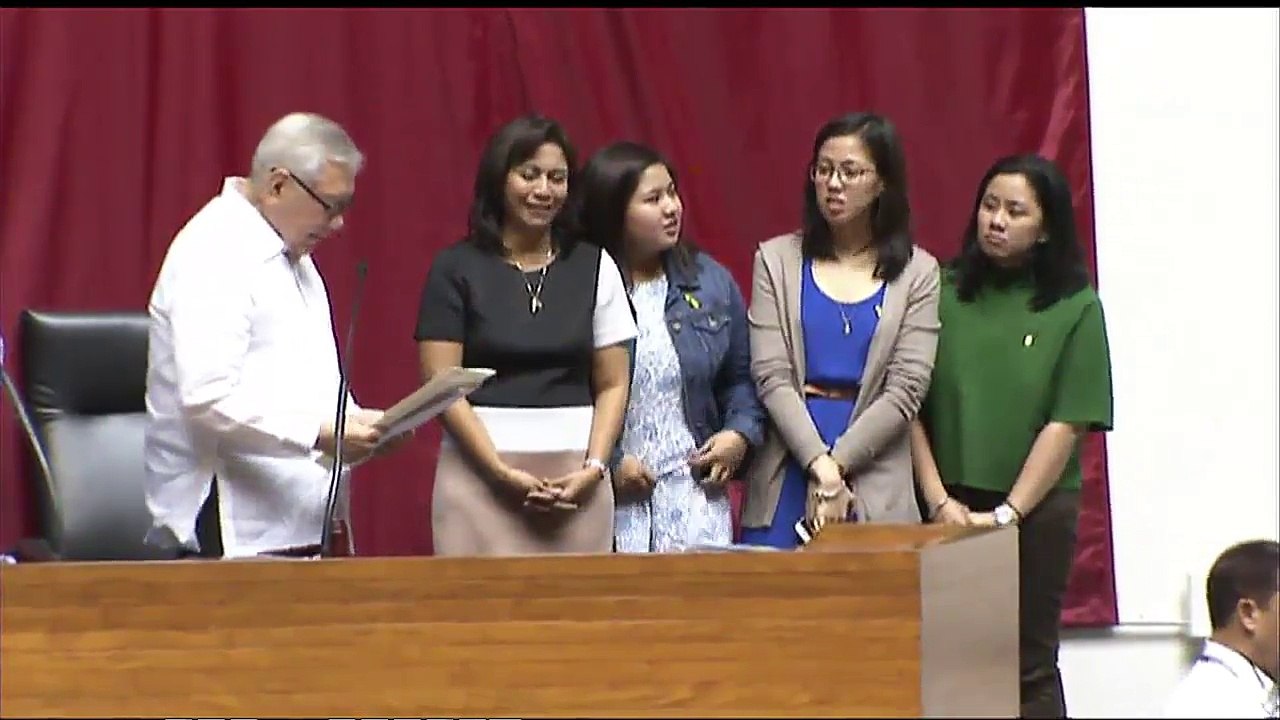 Proclamation of Duterte, Robredo as president, vice president