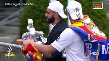 Les images de la parade du Real avec le Trophée de la LdC