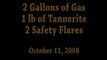 Tannerite vs 2 gallons of gas