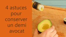 4 astuces pour conserver un demi avocat