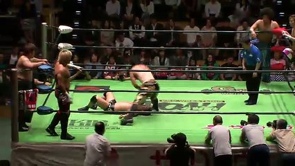 05.20.2016 Akitoshi Saito, Hajime Ohara & Kenou vs. Mohammed Yone & Momo No Seishun Tag (NOAH)