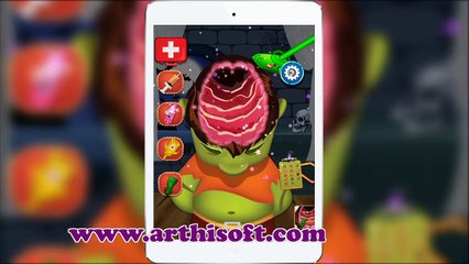 Monster Brain Doctor - Kids Game (Gameplay Video) by Arth I-Soft