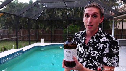 Il allume un feu sur sa piscine grâce aux lois de la science