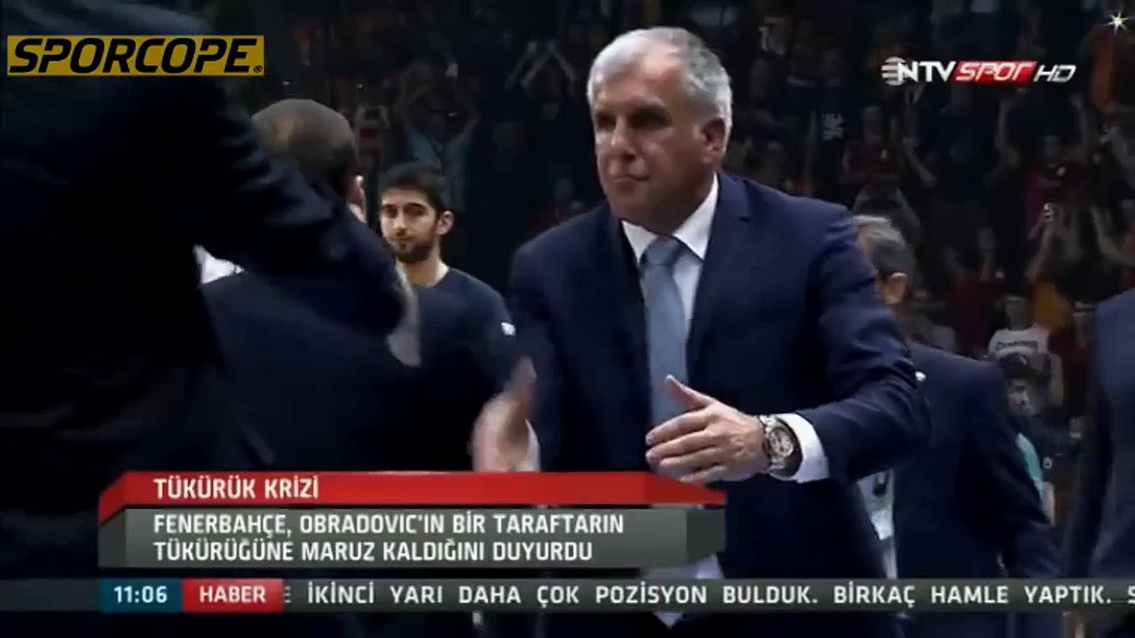 Obradovic'e tükürük