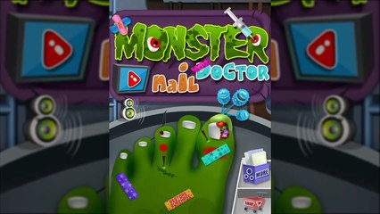 Monster Nail Doctor - Kids Game (Gameplay) Video by Arth I-Soft
