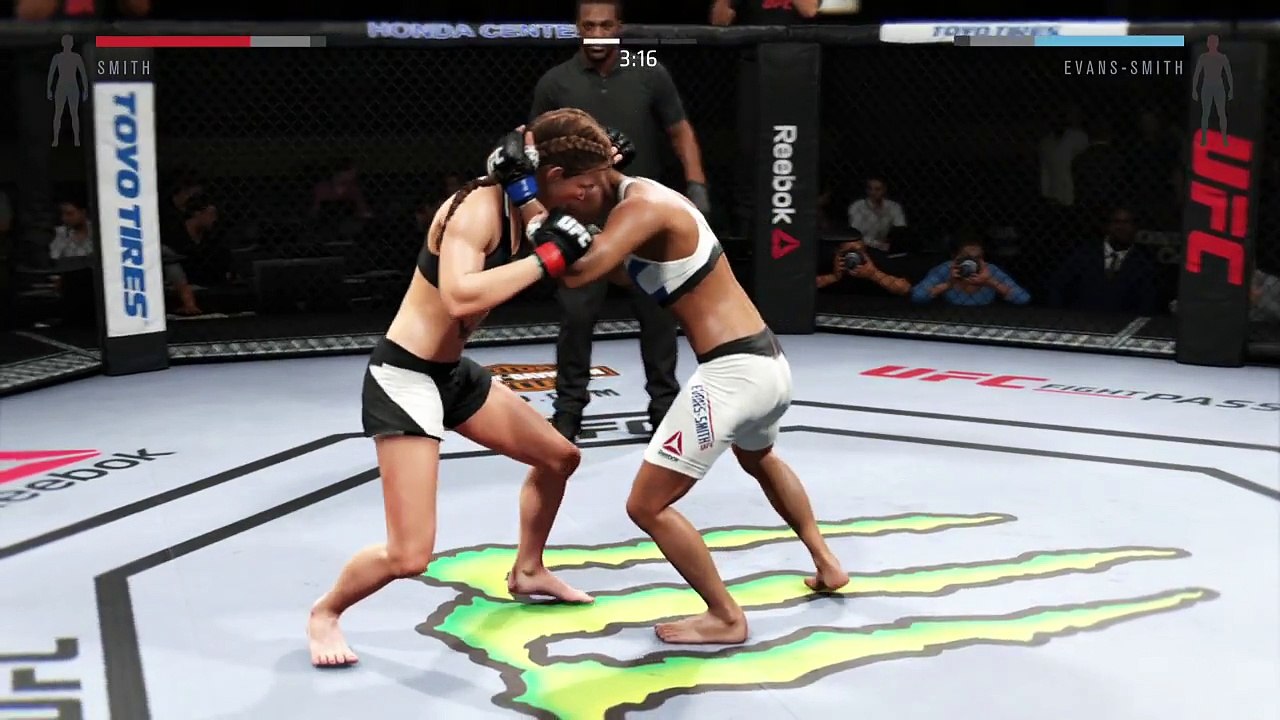 UFC 2 ● UFC WOME'S BANTAMWEIGHT ● MMA GIRLS CHAMPION ● LESLIE SMITH VS ASHLEY EVANS SMITH