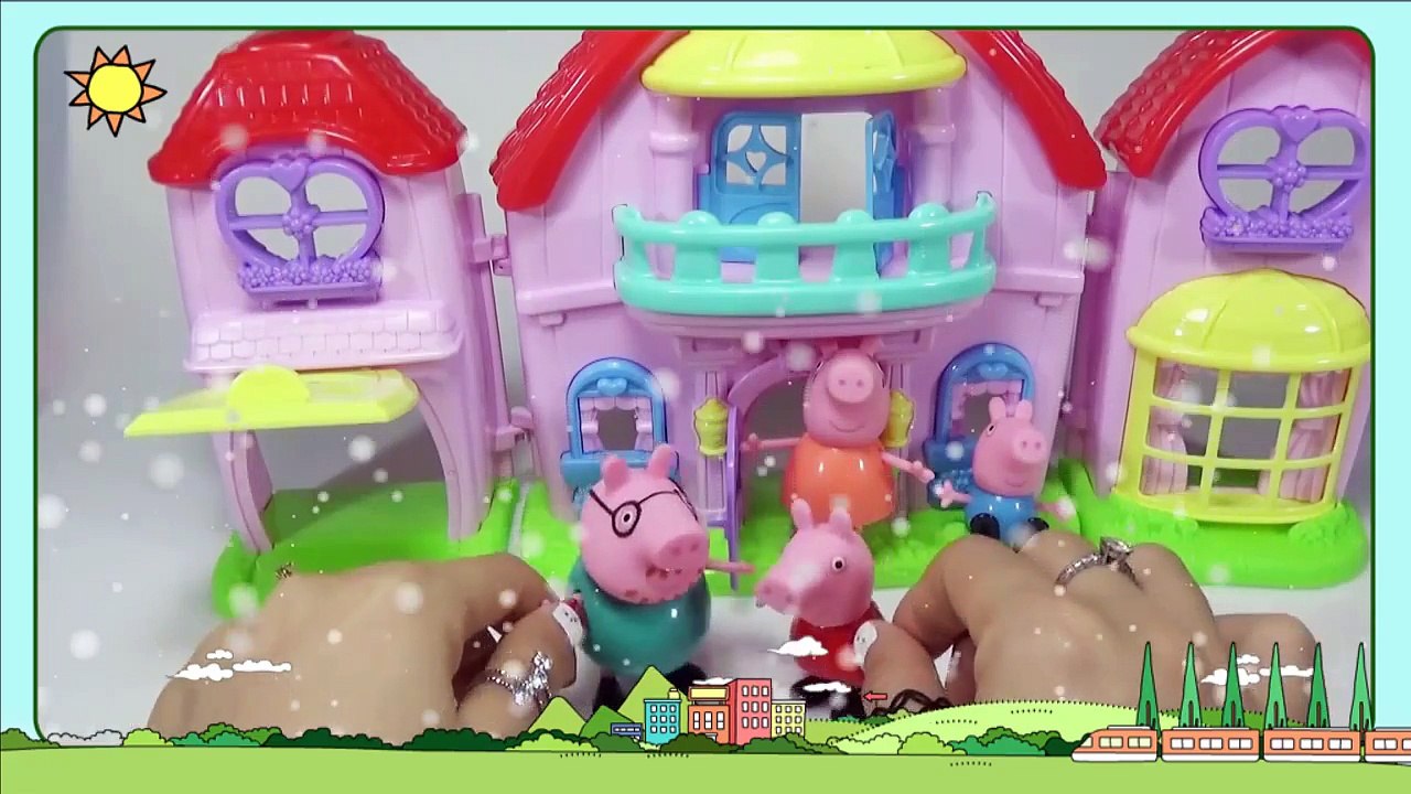 Play Doh Peppa Pig Magic Villa with Pig George Play Dough NEW Playset Pepa Pig English Episodes 2016