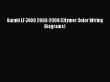 PDF Suzuki LT-Z400 2003-2008 (Clymer Color Wiring Diagrams)  Read Online