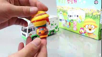 뽀로로 캠핑카 놀이 자동차 장난감 Pororo Toys мультфильмы про машинки Игрушки