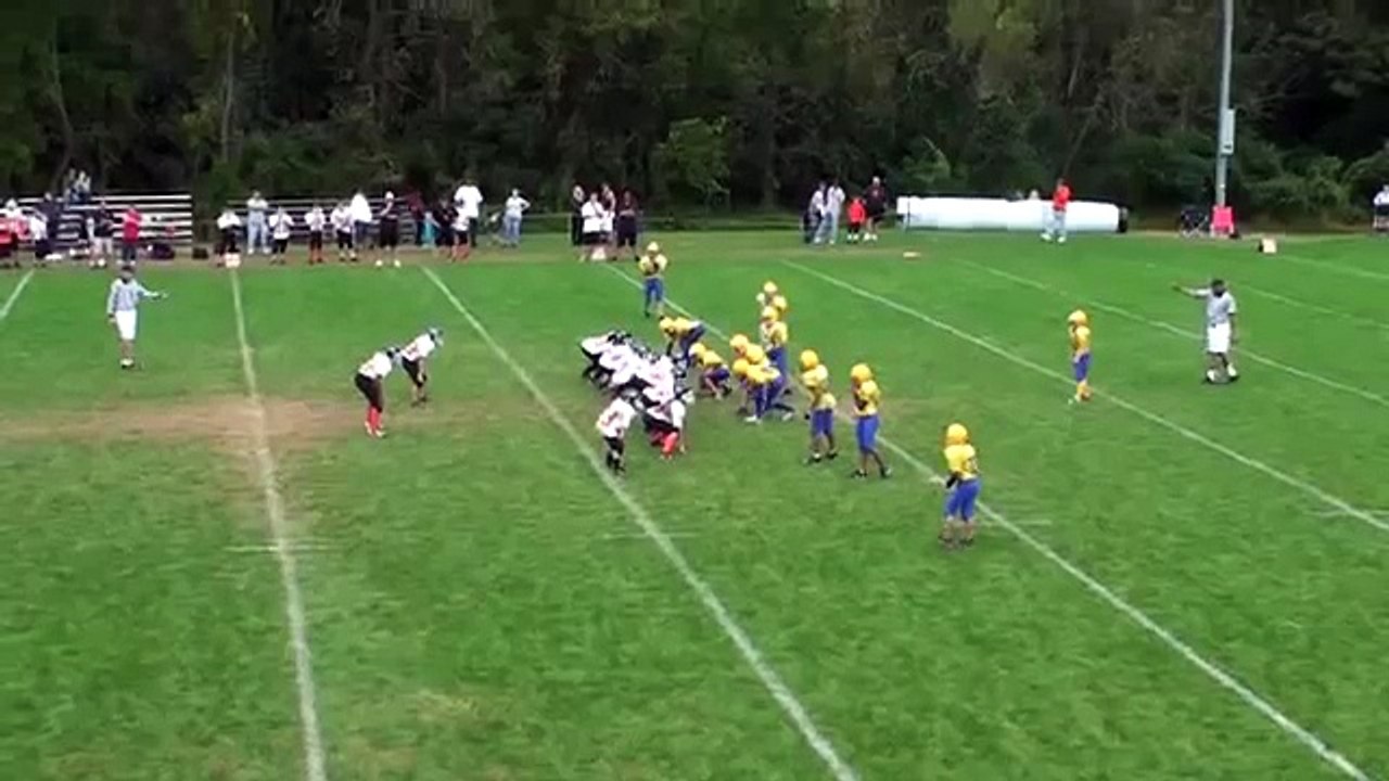 Collin Domblesky tackle from across the field DYW v Clifton 9 26 09