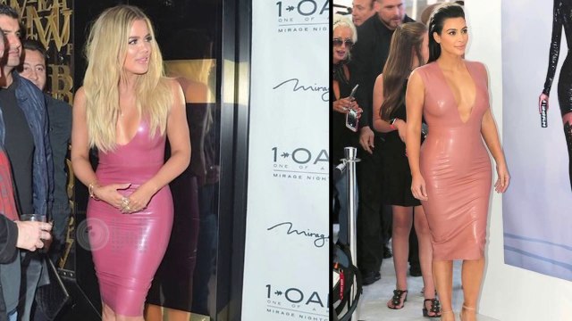 Kim V/s Khloe Kardashian: Who Wore The Skintight Latex Dress Better?
