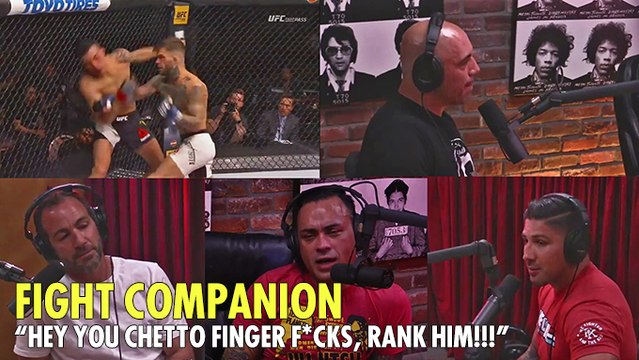 Joe Rogan's Amazing Side-By-Side Live Reaction To Cody Garbrandt vs. Thomas Almeida