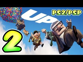 Disney Pixar's UP Walkthrough Part 2 (PS2, PSP) Level 2 & 3 - Rowing Buddies, Welcome to the Jungle