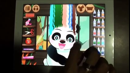 Panda & Penguin Hair Salon - Free iPhone Games for Kids by Arth I Soft