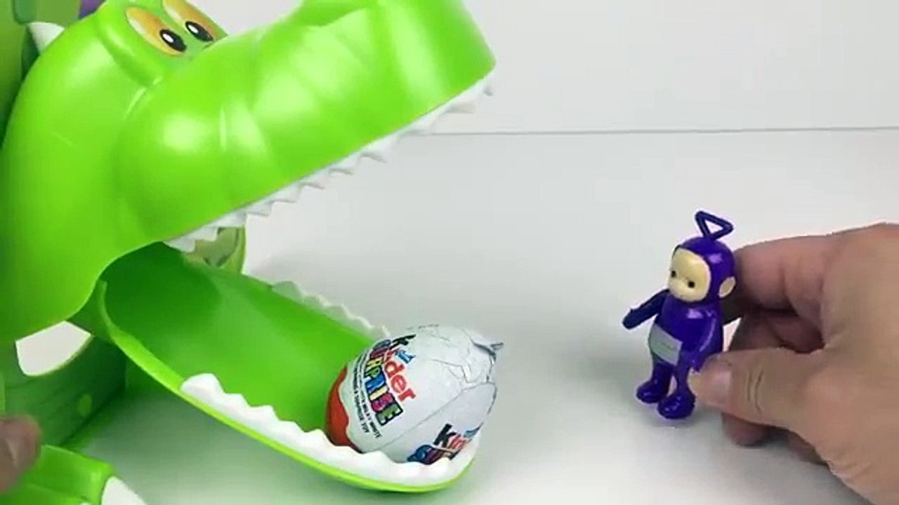 Teletubbies Tinky Winky With monister Dino And Kinder Surprise Chocolate Egg