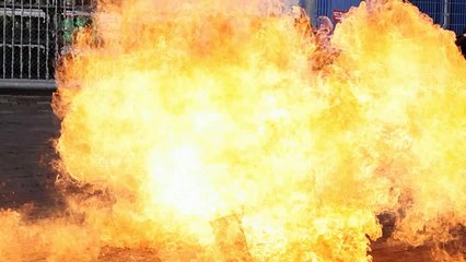 Explosion Small Bang With Debris Sound Effect