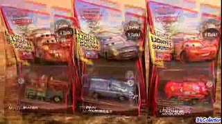 CARS 2 Lights and Sounds Mater, Finn Mcmissile, Lightning Mcqueen diecast Disney Pixar Blucollection