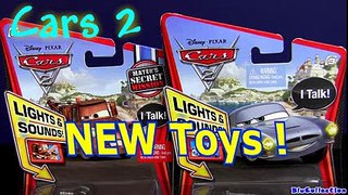 Cars 2 Lights and Sounds Spy Mater & Finn McMissile Disney Talking Toys review Blucollection