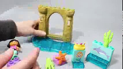 Dora The Explorer Mermaid Mega Blocks Doll Toys Playset 도라 디 익스플로러