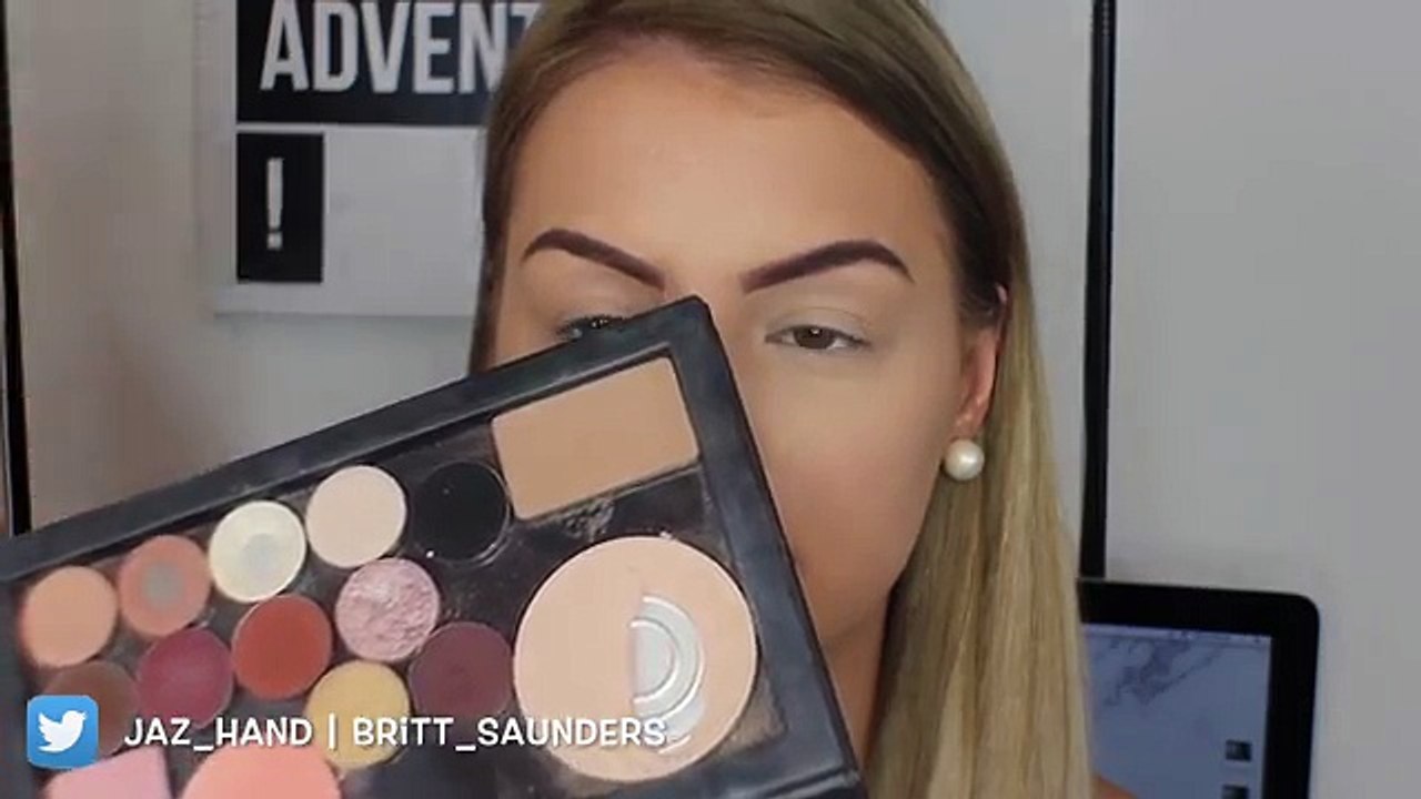 Hooded Eyes Client Makeup Tutorial Ft. Brittney Lee Saunders - Jasmine Hand