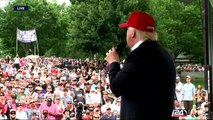 Trump campaigns at biker Memorial Day rally