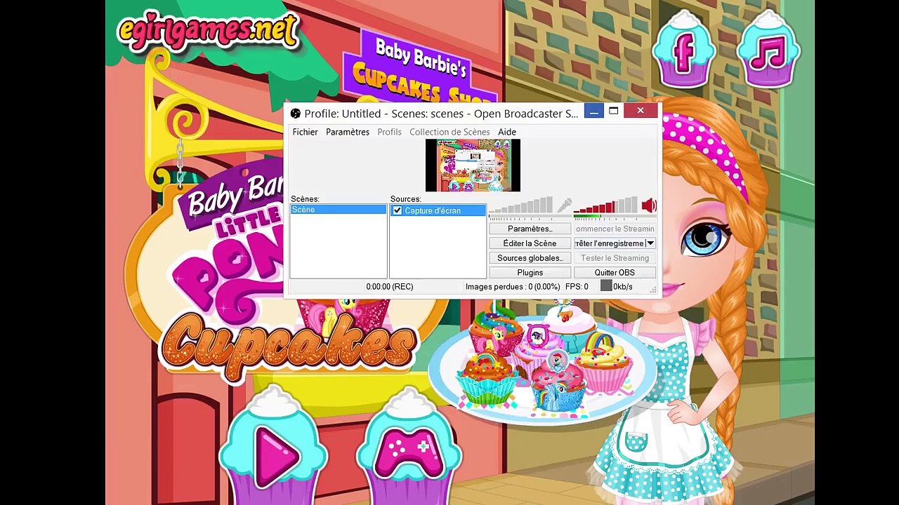 Baby Barbie My Little Pony Cupcakes - Barbie MLP Cooking Games