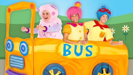 Wheels On The Bus Go Round And Round - 3D Animation Kids' Songs | Nursery Rhymes for Children