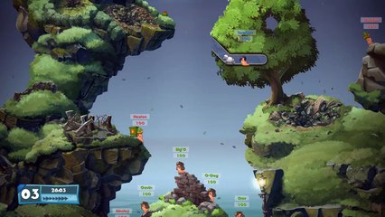 Worms W.M.D - Gameplay - Mouton Electrique