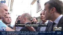 Macron riposte à un manifestant Zap Actu du 30/05/2016 par lezapping