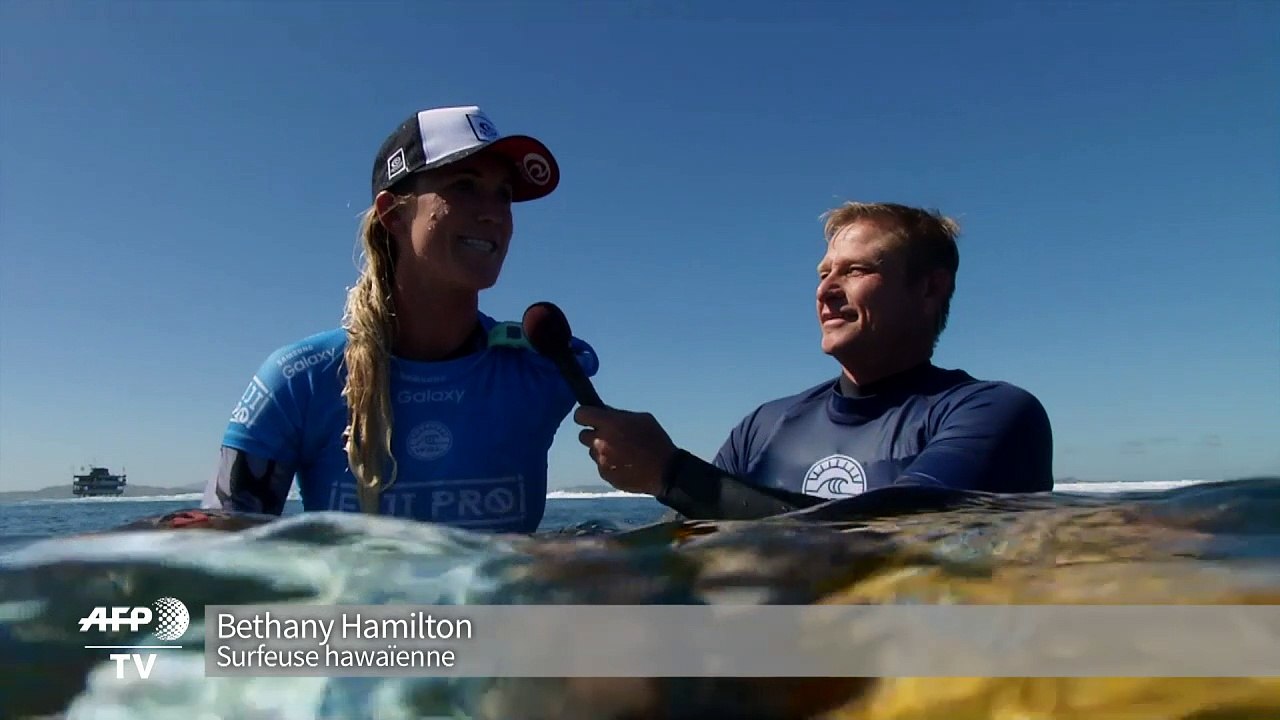 Surf: la survivante Hamilton réalise un gros coup aux Fidji