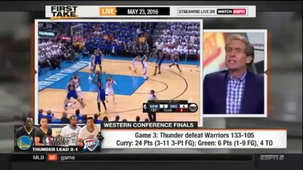 ESPN First Take - Thunder Defeat Warriors