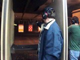 me firing a .22 pistol