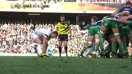 Bundee Aki met un beau plaquage à Jonny Sexton
