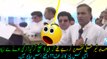 During speech Abid sher Ali stage broke down! Watch what he was more scared of instead of getting injured??