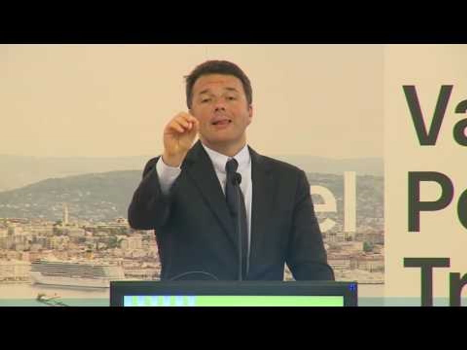 Trieste - Intervento Renzi (28.05.16)