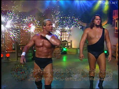 Lex Luger vs Booker T vs Giant vs Stevie Rey, WCW Spring Stampede 1997