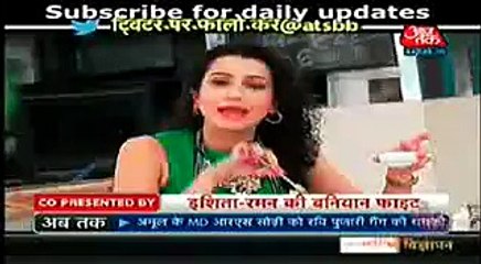 ISHITA RAMAN Main Phir Taaza Hui MOHABBATEIN in YEH hai MOHABBATEIN 31st may 2016