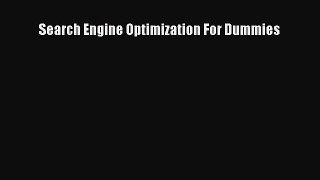 READbookSearch Engine Optimization For DummiesFREEBOOOKONLINE