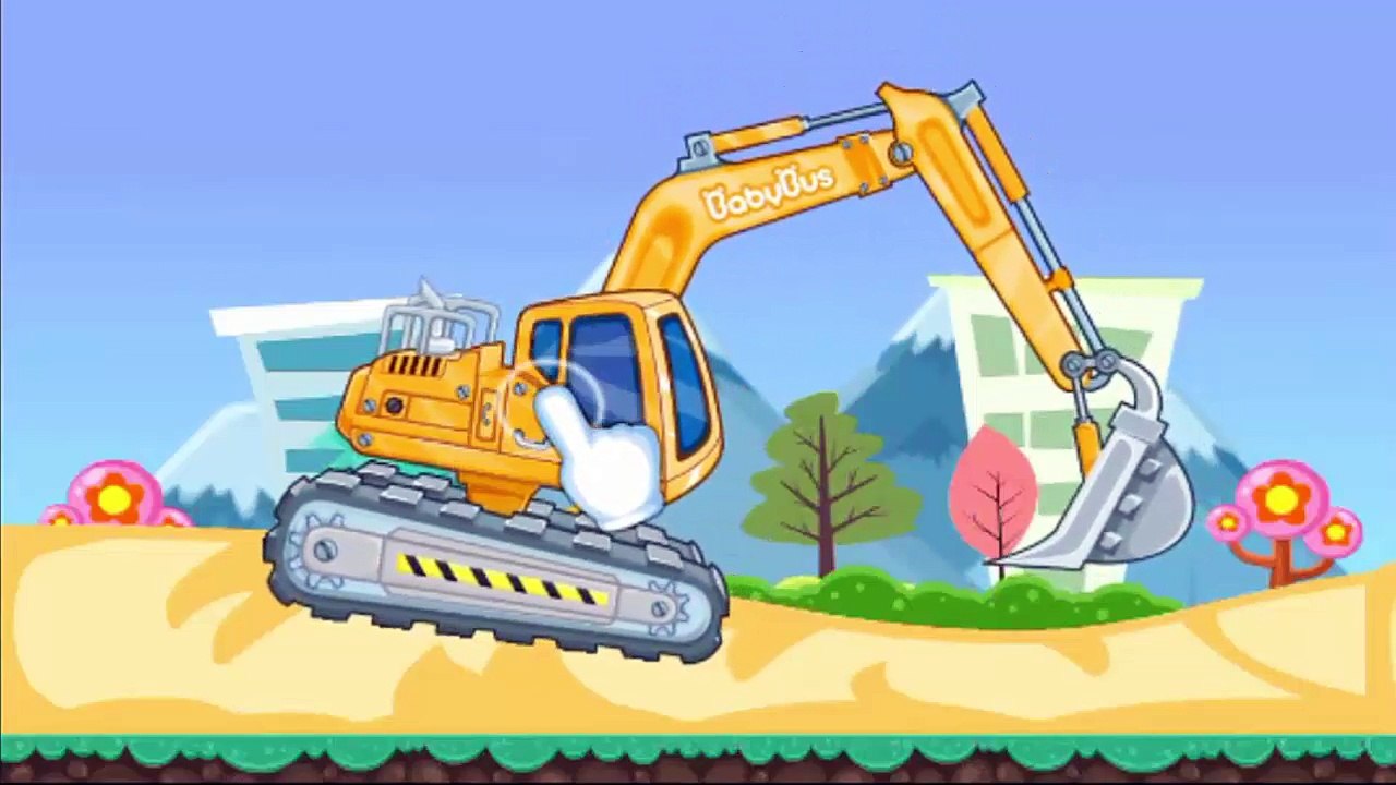 Excavator, Heavy Machines - Game for kids