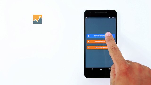 Monthly budget app. how to create a budget. expenses calculator