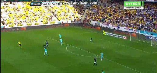 Sebastian Larson super power SHOOT - Sweden 0-0 Slovenia - 30-05-2016
