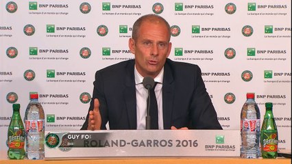 Roland-Garros - Forget : "Les joueurs sont formidables"