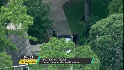 Скачать видео: Tiroteio deixar 2 mortos e 6 feridos em Houston, no Texas