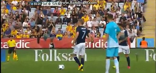Sebastian Larsson super Free Kick - Sweden 0-0 Slovenia - 30-05-2016