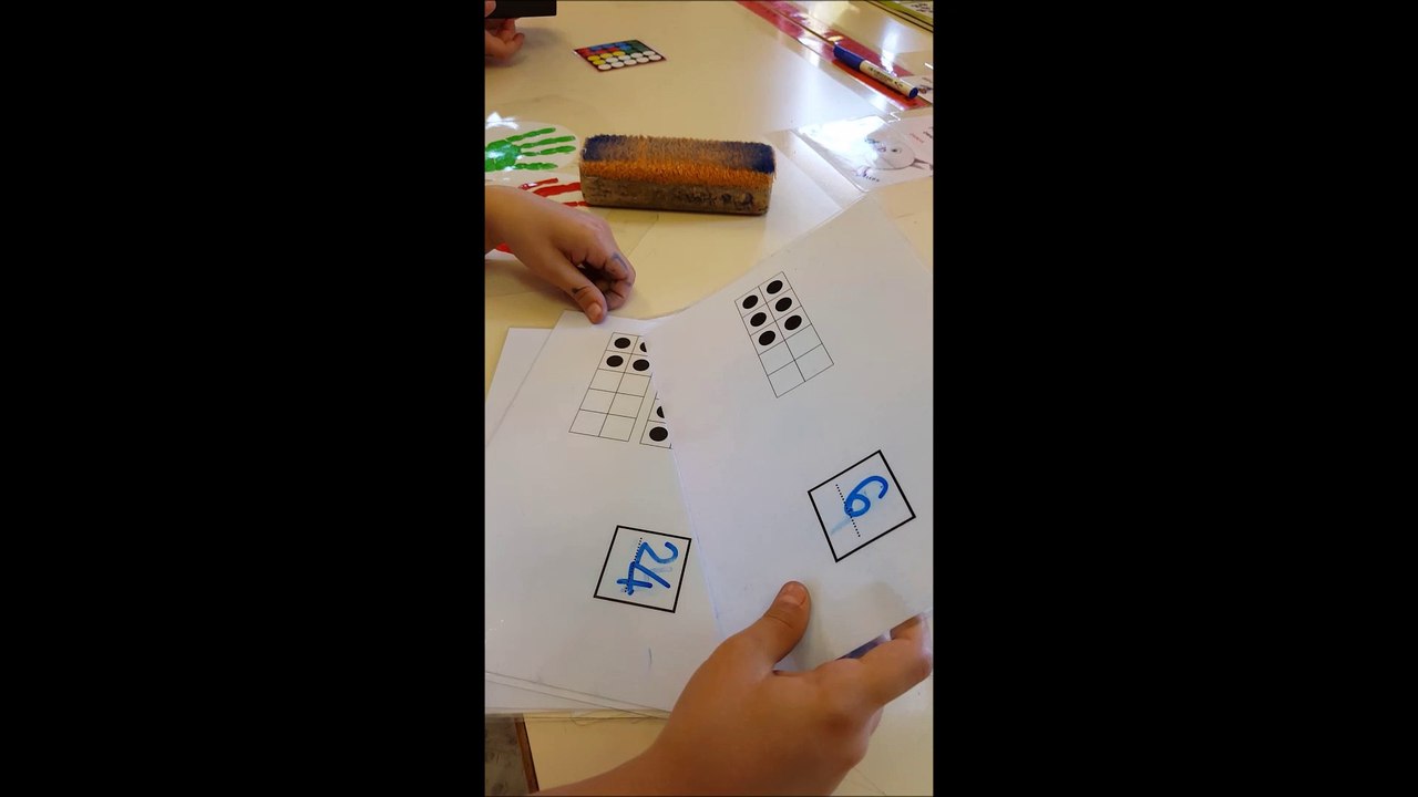 Lire les nombres avec les cartes à points