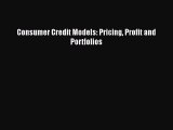 READbookConsumer Credit Models: Pricing Profit and PortfoliosBOOKONLINE