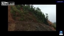 LiveLeak - TERRIFYING landslide moment recorded by mobile
