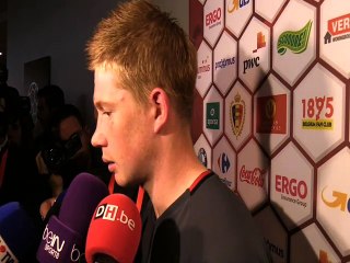 Kevin De Bruyne: "Essayer des nouvelles choses en amical"